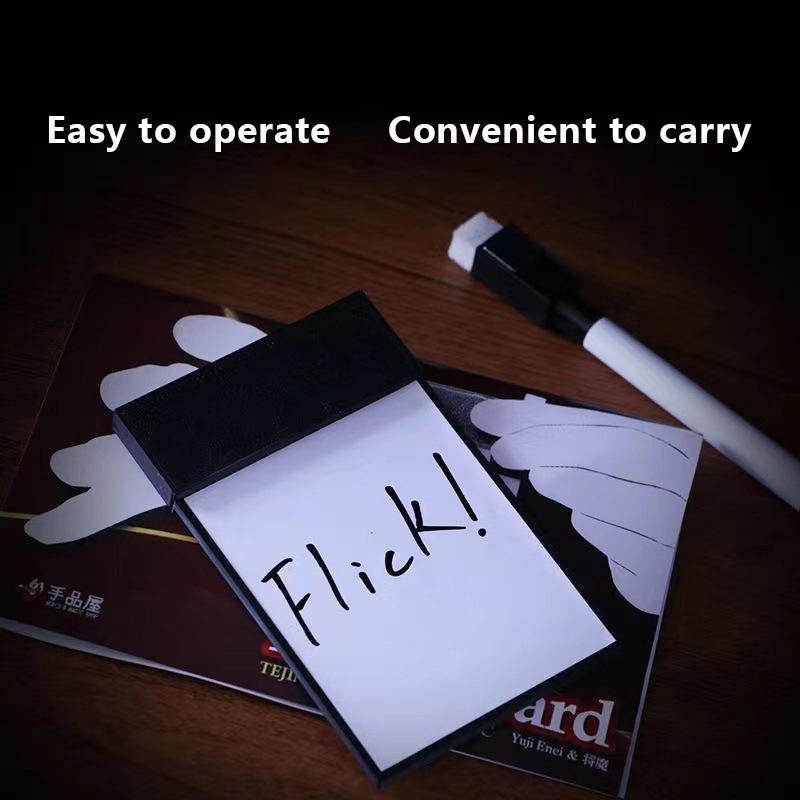 

Flick Whiteboard от Tejinaya Волшебные трюки Рисование на доске Мгновенные изменения Магия Крупный план Иллюзии Трюки Ментализм Реквизит