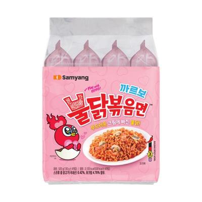 Samyang Buldak Hot Chicken Carbo Flavor Ramen 130g X 4
