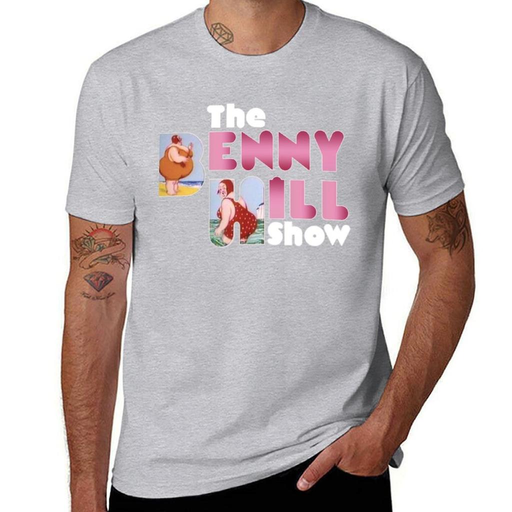 Benny Hill T-Shirt Short Sleeve Tee Graphics Summer Tops Mens T Shirt Graphic