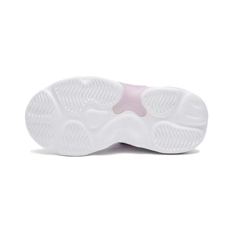 Anta Anti-Slip Durable Childrens Sandals Kids Sandals White Pink Purple 322339981-3