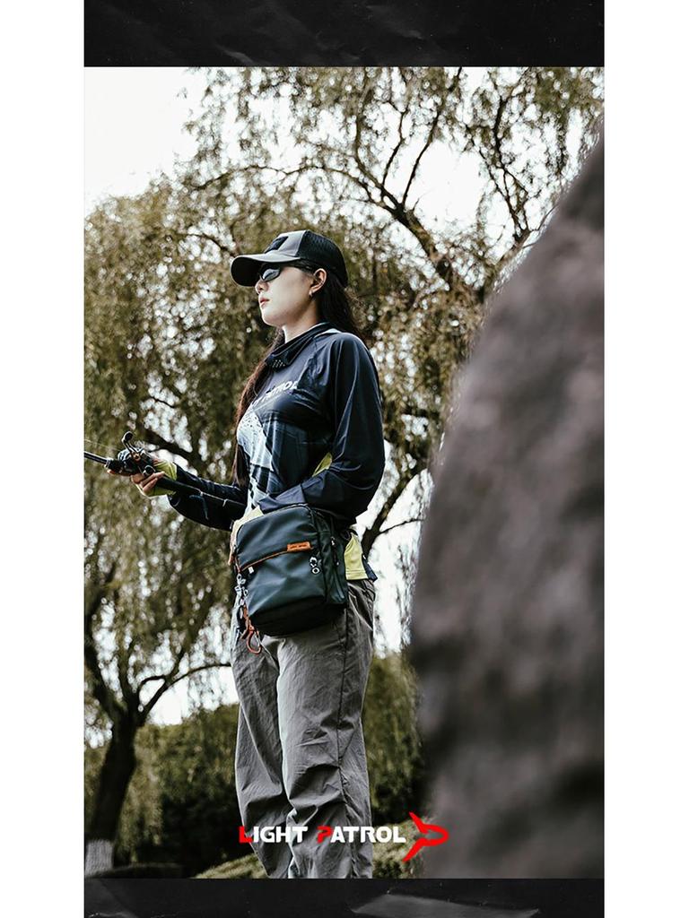 Waterproof, Wear-Resistant Fishing Sling Bag - Portable, Multi-functional Lure Waist Storage Bag