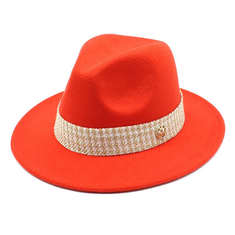 Woolen Hat Top Hat Jazz Hat Bow M Standard Woolen Hat