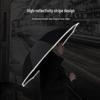 MAYDU Three-Fold Windproof Umbrella with Safety Anti-Rebound
