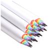Rainbow Colored Pencils with Rainbow Shavings Colorful Rainbow Stylish Pencils for Elementary School School Cute Gift of - Pencils, Students,