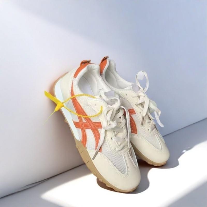 

Сетчатые дышащие женские новые летние на плоской подошве студенческие шнурованные повседневные спортивные туфли 41 оранжевый