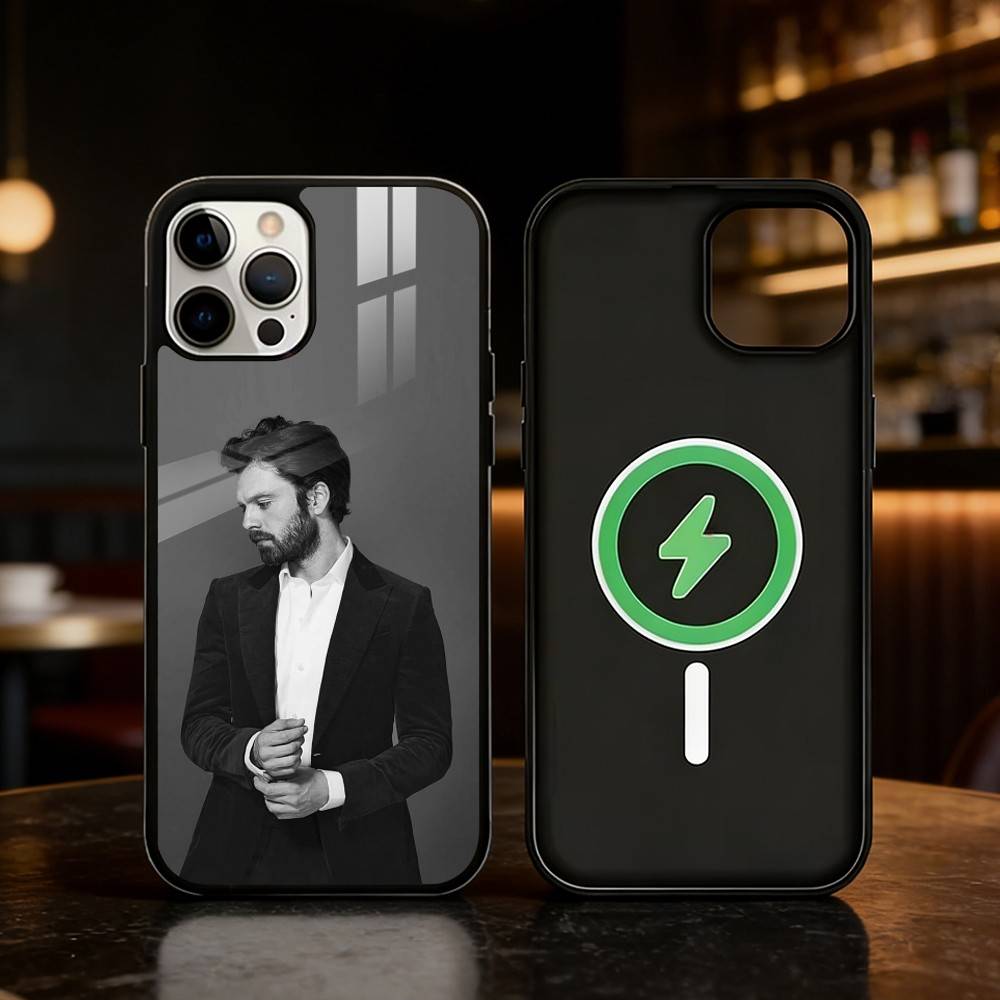 Actor S-Sebastian Stan Phone Case For iPhone 17/16/15/14/13/12/Plus/Pro/Max for Magnetic Wireless Charging