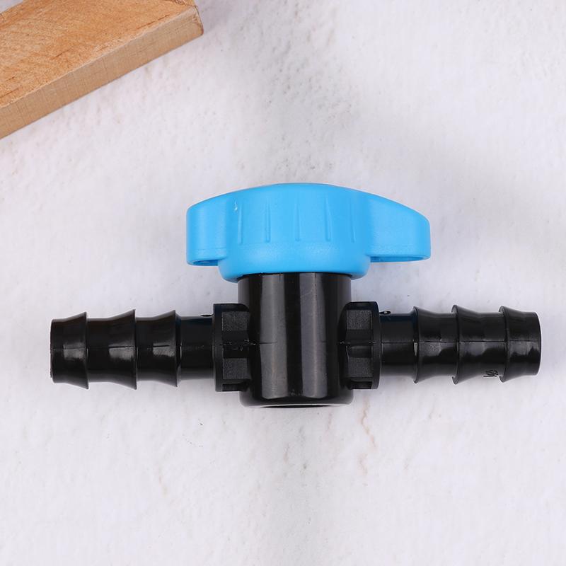 6Pcs 16Mm Drip Irrigation Barbed Valve Hose Valve Garden Tap Drip Irrigation Pipe Connectors Water Valve For Drip Or Sprinkler