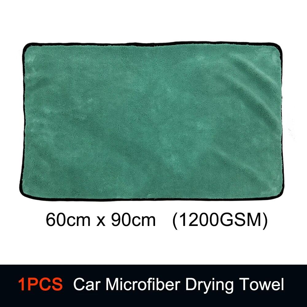 DetailingKing 1300GSM Ręcznik z Mikrofibry do Suszenia Profesjonalny Super Miękki Ściereczki do Mycia Czyszczenia Samochodu Ręczniki do Auto Detailingu