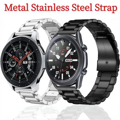 22mm 20mm pasek metalowy do Samsung Galaxy Gear S3 Watchband 6 5 4 Pro 6Classic Active2 Bransoleta ze stali nierdzewnej do Huawei GT3 4Pro Amazfit