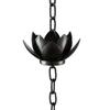 Flower Rain Chain for Gutters with Adapter Flower Rain Chain Cups Gutter Downspout Water Home Display Adjustable