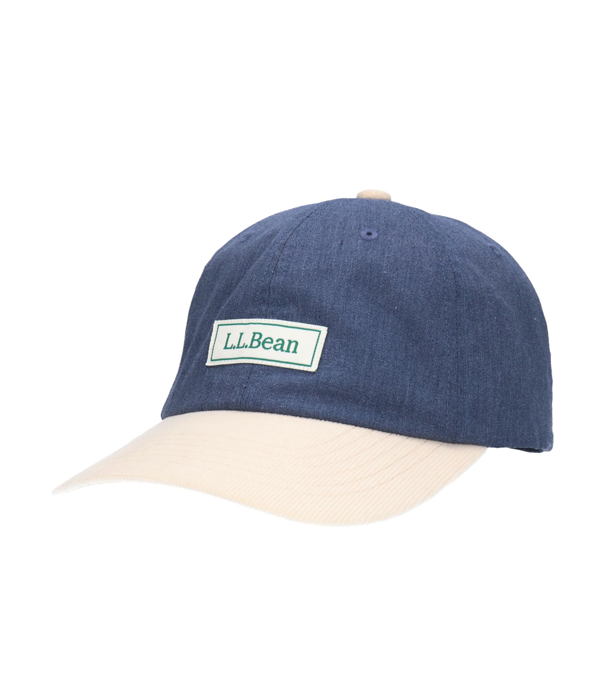 [L.L.Bean] Мужская кепка-восьмиклинка из оксфорда и вельвета, Размер L, Темно-синий, CJ98021006