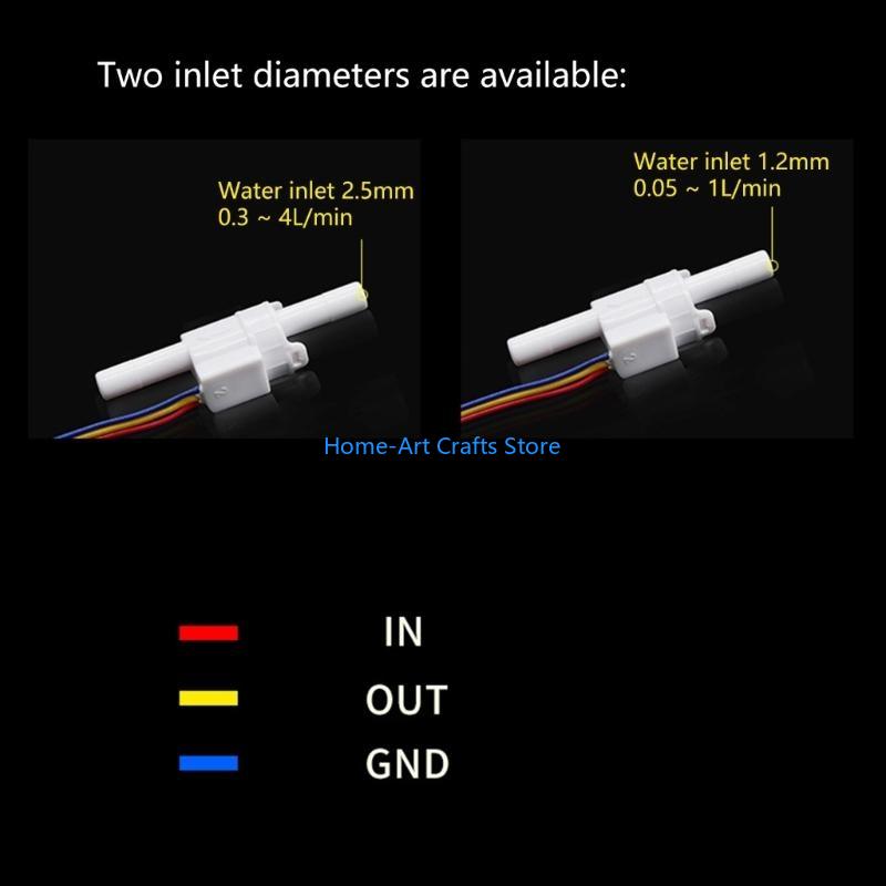 Y3NA Fluidmeter Counter Hall Effect Sensors G1/4 DN8 Meter Liquid Flowmeter