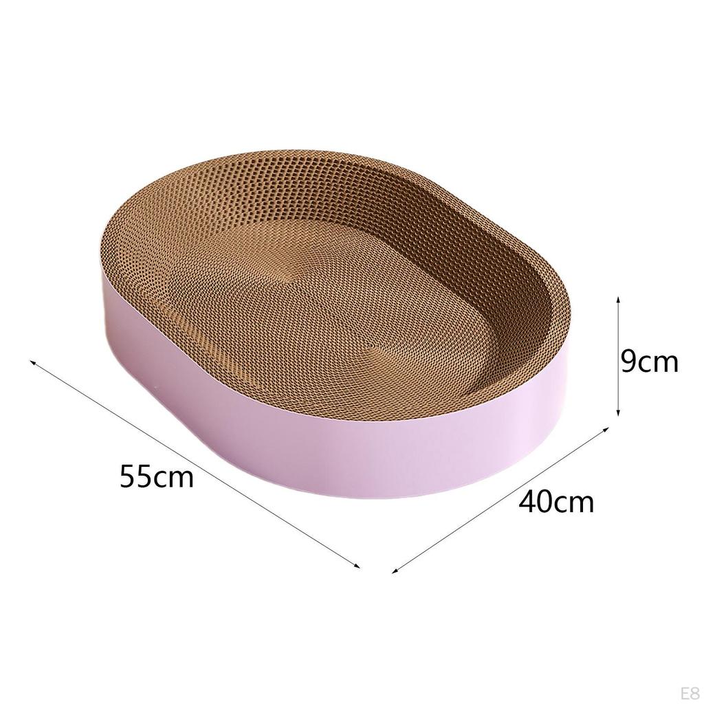 Cardboard Cat Scratcher Bed Scratch Pad Nest Sleeping Rest Lounge for Small Medium Large Cats