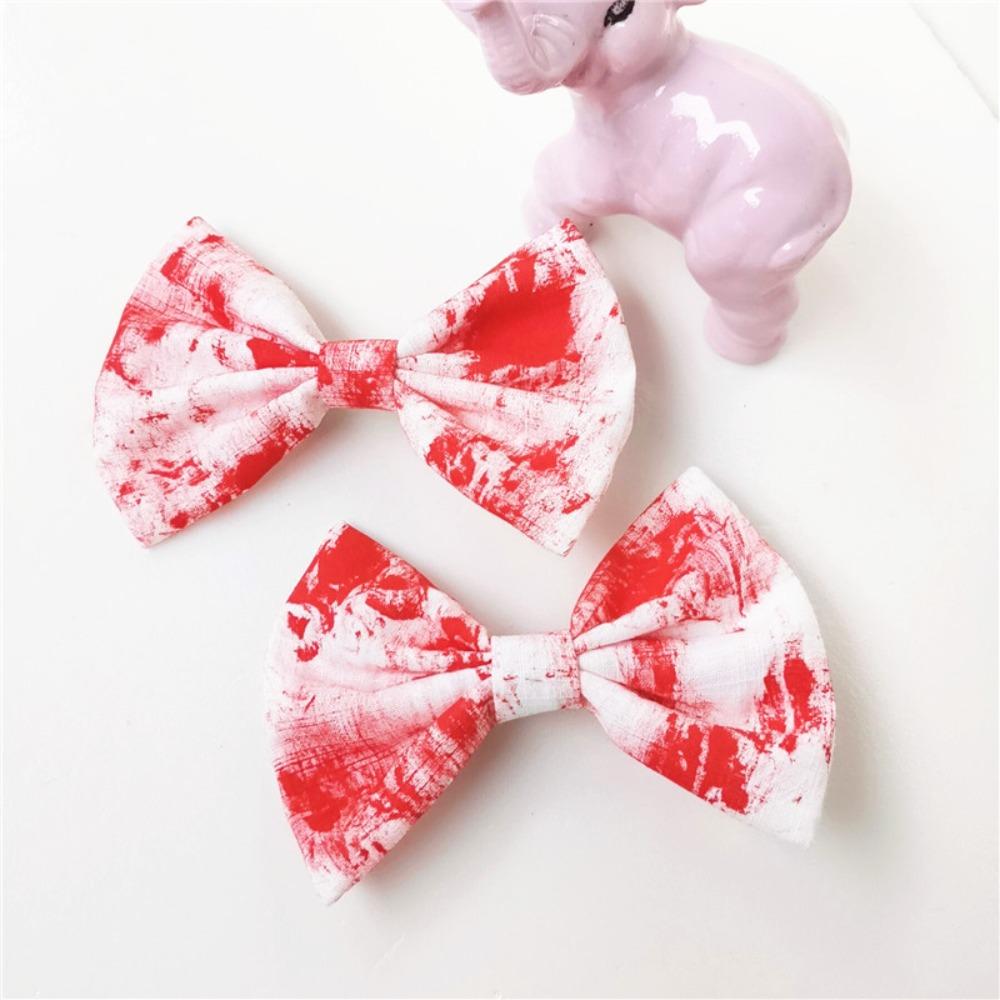 

Headwear Halloween Headband Hairpin Bow Hair Clip Cute Blood Bow Hairband Cosplay