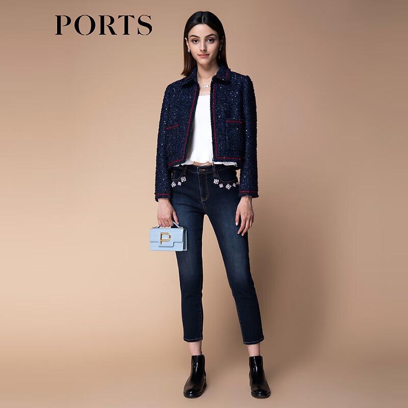 PORTS Women's Lace Trim Jacket
