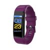 115 Plus Smart Waterproof Fitness Tracker: Color Screen, Heart Rate & Blood Pressure Monitor, Bluetooth Sync, Pedometer.
