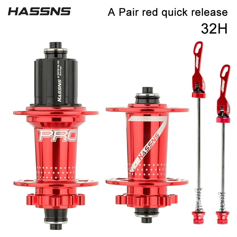 Hassns Pro7 K7 Cube,32/24 Hole Mtb Noisy Bike Hub,4 Bearing 6Pawls 120 Loud Quick Release Cube Compatible With 7/8/9/10/11 Speed