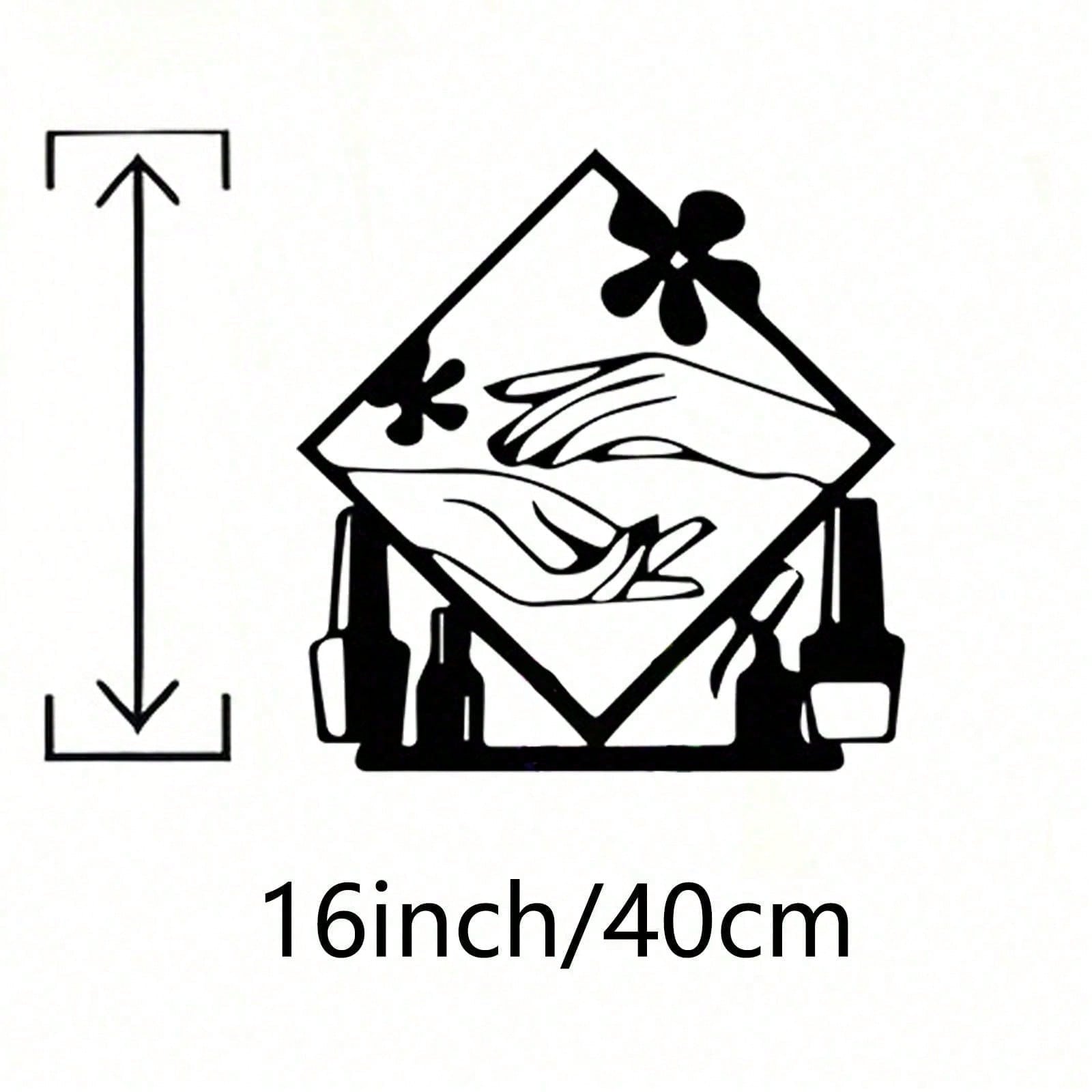 Черно-желтое Современное Минималистичное Железное Настенное Искусство Декор Легкая Установка Гостиная Офис разноцветный
