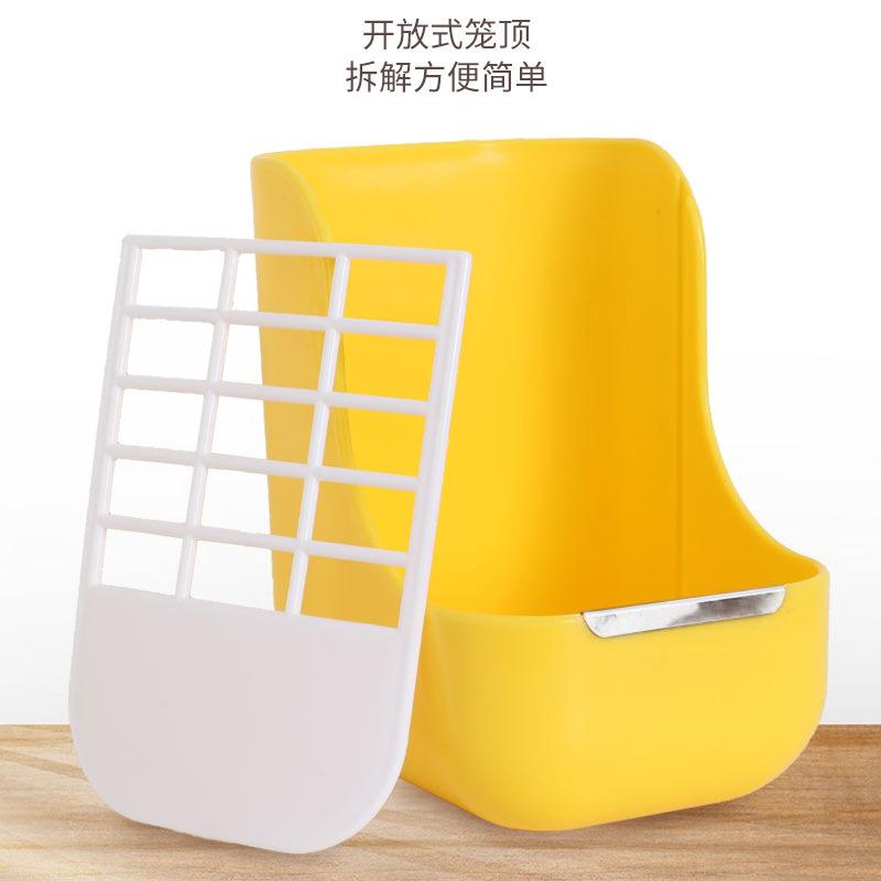 2-1 Kaninchenfutter Heufutterspender für Meerschweinchen Lapin Spender Innen Heu Bunny Chinchilla Conejo Kleintiere Futterspender Schalen Zubehör