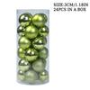 3CM Christmas Ball Christmas Tree Decoration Ornaments for New Year Halloween for Home Decor Navidad Pendant Ball Accessories