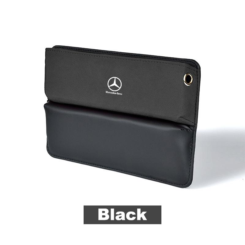 Car Seat Side Storage Pocket Suede Gap Filler Box For Mercedes Benz AMG W204 W205 W203 W211 W212 W213 W201 W210 W124 AccessoriesRR1