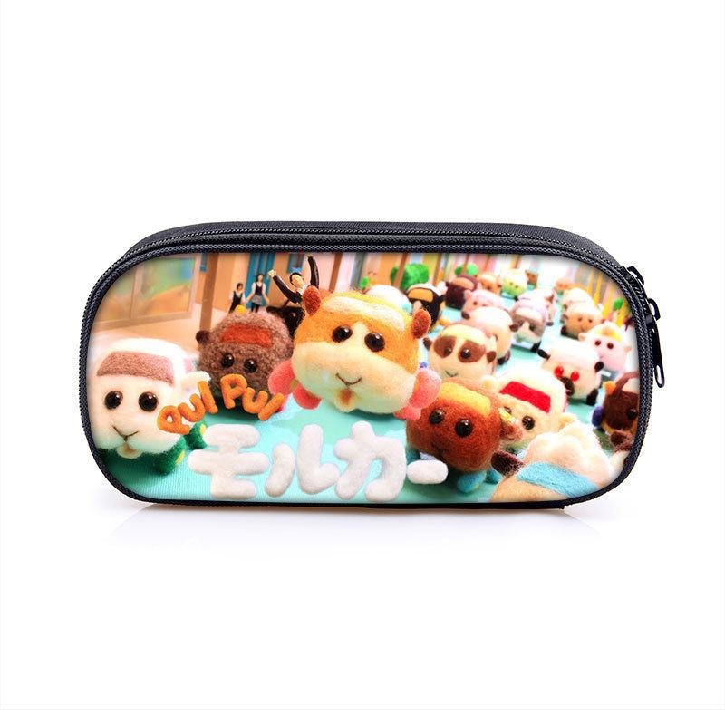 Pui Pui Kids Pencil Case With Nylon Material For School And Travel