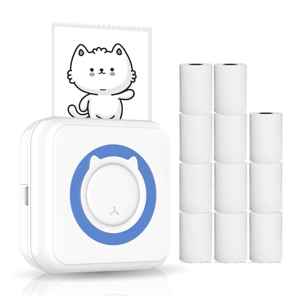 All-in-one Photo Printer Multifunction Portable Printer Wireless Instant Mini Printer Support BT