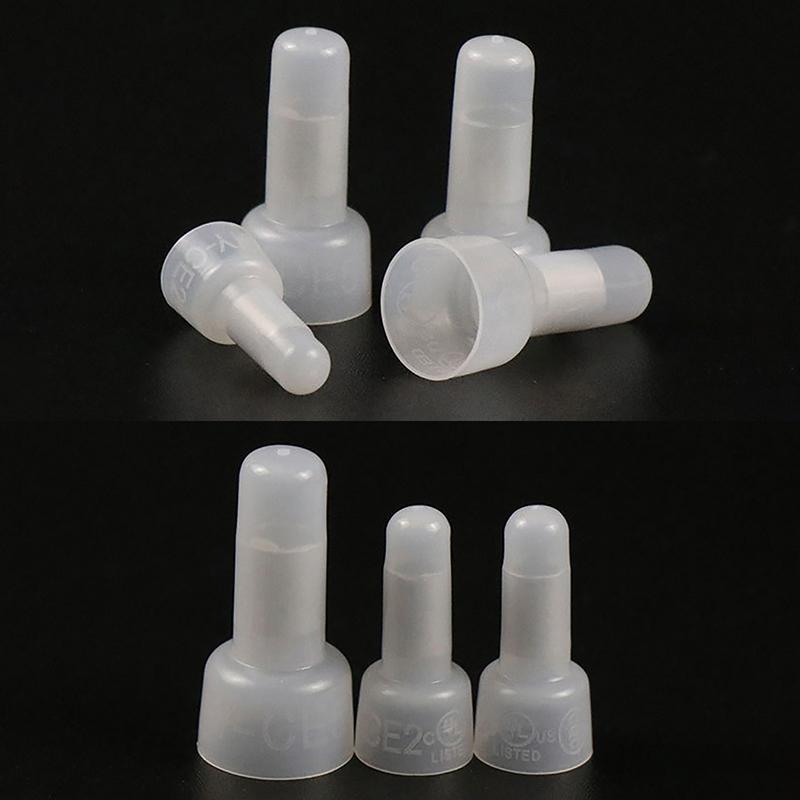 100/250Pcs Nylon Insulated Closed End Crimp Terminals Connectors 22-16/16-14/12-10 Gauge Crimp Cap Kit