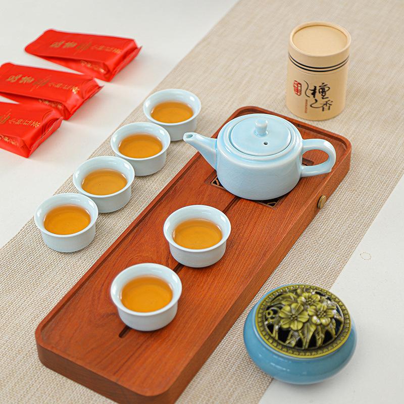 Company business activities, gifts, National Day, Mid-Autumn Festival, welfare opening ceremony, incense, kung fu tea set