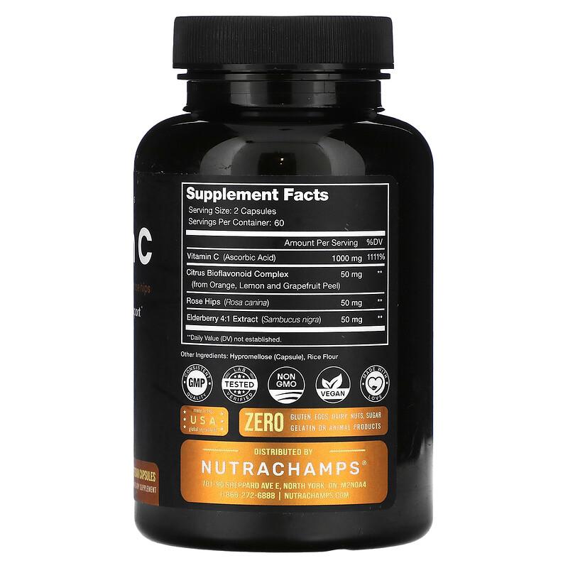 Vitamin C, 120 Vegan Capsules