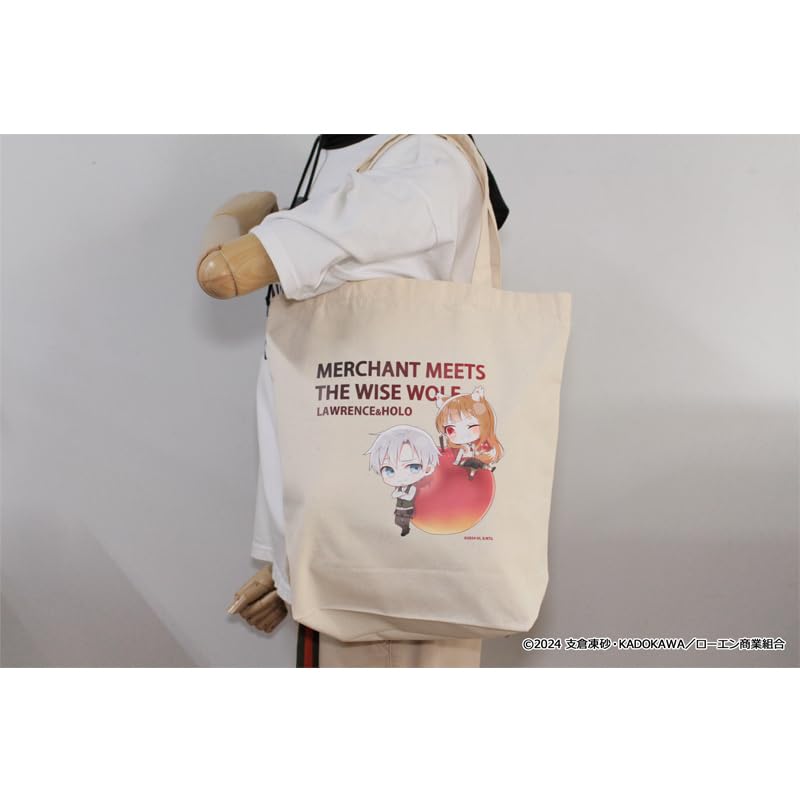 Seasonal Plants Spice and Wolf MERCHANT MEETS THE WISE WOLF Petitchoco Canvas Tote Bag [Apple] Approx. H37 X W36 X D11cm Made of Cotton