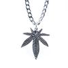 Retro Titanium Steel Necklace for Men, Korean Version, Trendy, Minimalist Maple Leaf Pendant for Women