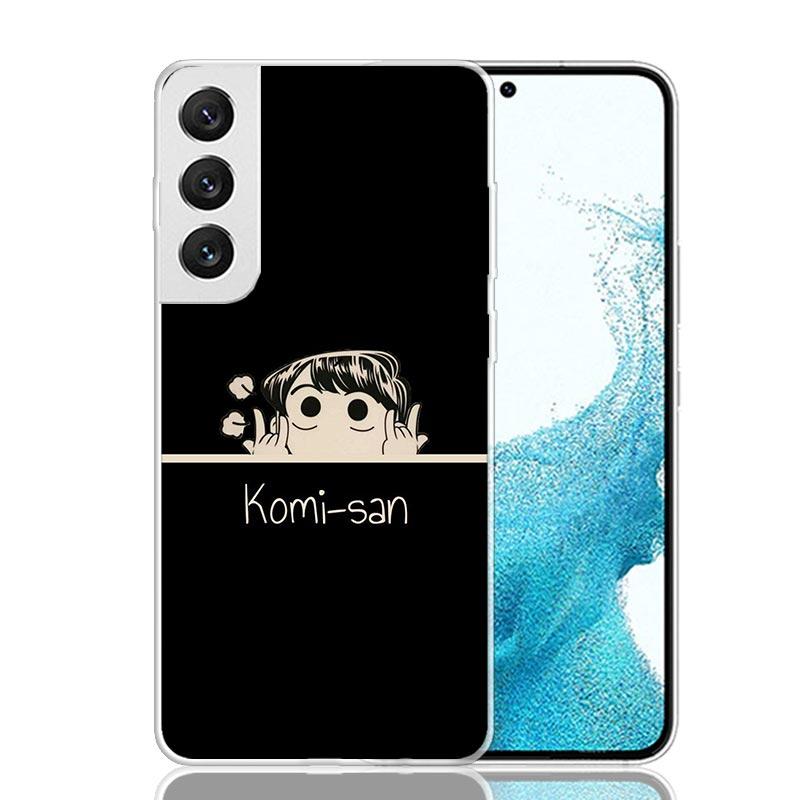 Komi Can't Communicate Case Phone Cover for Samsung Galaxy S24 S25 Ultra S23 Plus S22 + S21 S20 FE S10 S25Plus Trend Fundas S24