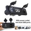 Dual USB Port Power Socket Anderson Plug Power Hub Connector Dual USB Type-C Cigarette Lighter Socket For Boat Caravan