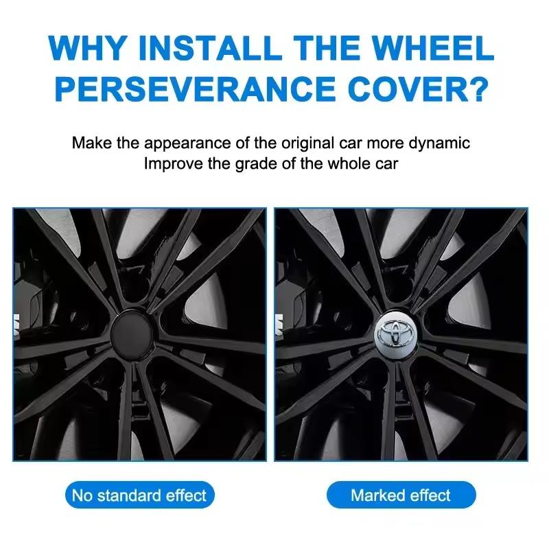 4Pcs 57mm/62mm Car Wheel Center Hub Cap Rim Cover Accessories For Toyota Hilux Corolla RAV4 Camry Highlander Yaris Cross Prado 6GR