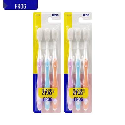 Frog Series 131B Adult Soft Bristle Toothbrushes