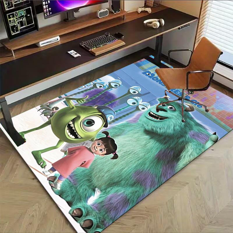 Monsters Inc Friendship Adventure Carpet For Playroom Bedroom Living Room Sofa Home Decorkids Game Area Rug Nonslip Floor Mat