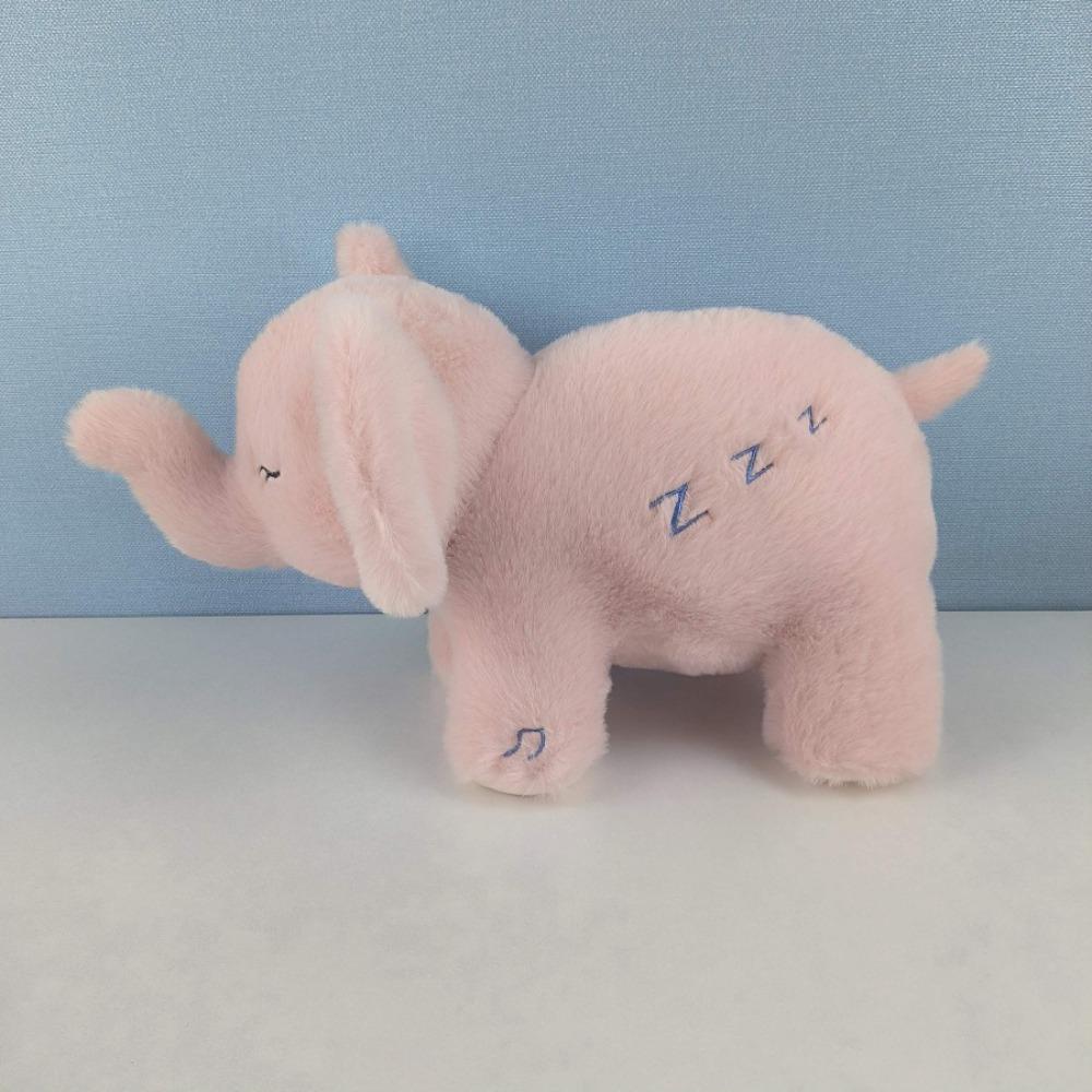 Baby Breathing Elephant Plush Doll Playmate Sleep Companion Soothing Otter Toy  for Newborn Toddler