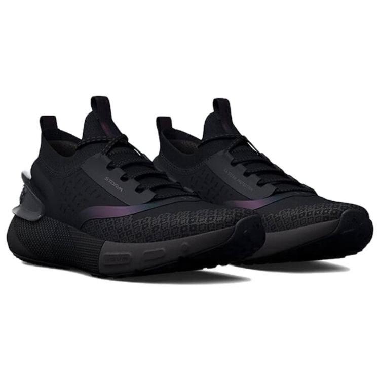 New Under Armour Hovr Phantom 3 Storm 'Triple Black' 3025522-001