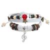 Elegant Leather Wrap Bracelets for Women Bohomian Multi-Layer Beads Cuff Bracelet Jewelry Gift Personalized Accessory