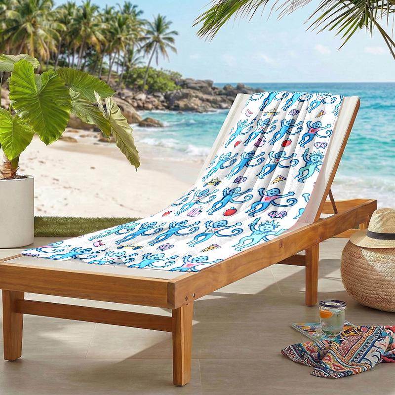 Monkey Fashion Beach Towel: Ideal for Summer Adventures Soft, absorbent and quick drying suitable for swimming and bathing
