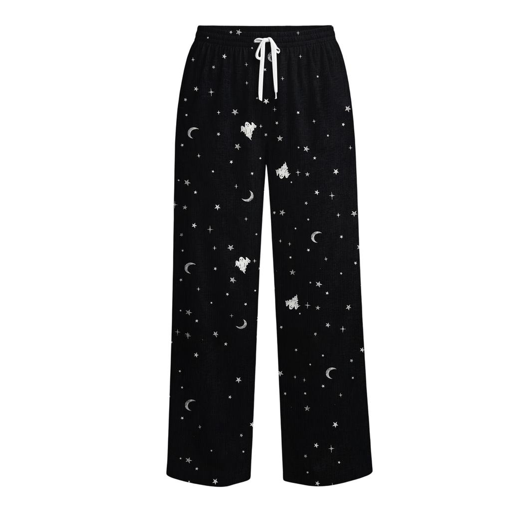 Women's Stylish Halloween Pajama Pants for Sleeping, Lounging and Relaxing