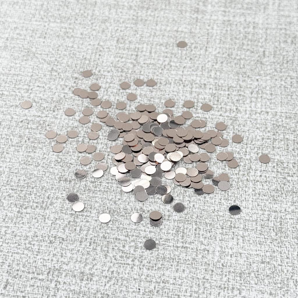 Runde Flache PET-Pailletten Ohne Loch für DIY-Schmuck & Bühnenkostüm-Accessoires