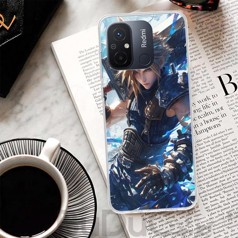 Final Fantasy FF VII Cover For Xiaomi Redmi 14C 13 13C 12 12C 10 10C 9 9C 9T 9A Phone Case 10A 8A 8 7A 7 6A 6 Pro K70 K60 K40 12