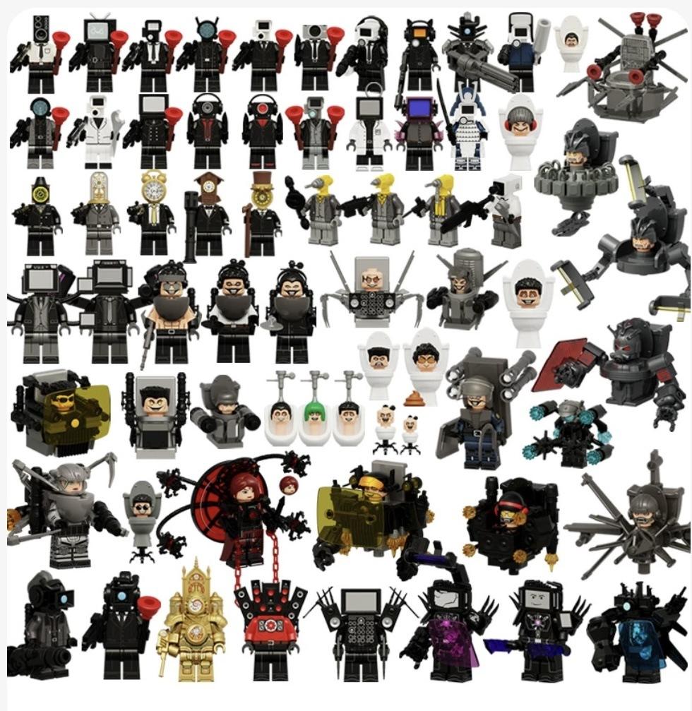 Toilet Man TV Building Block Mini Figure Toy KDL821 KDL822 KDL823 KDL826 Creative Assembly Model Kid Educational Gift