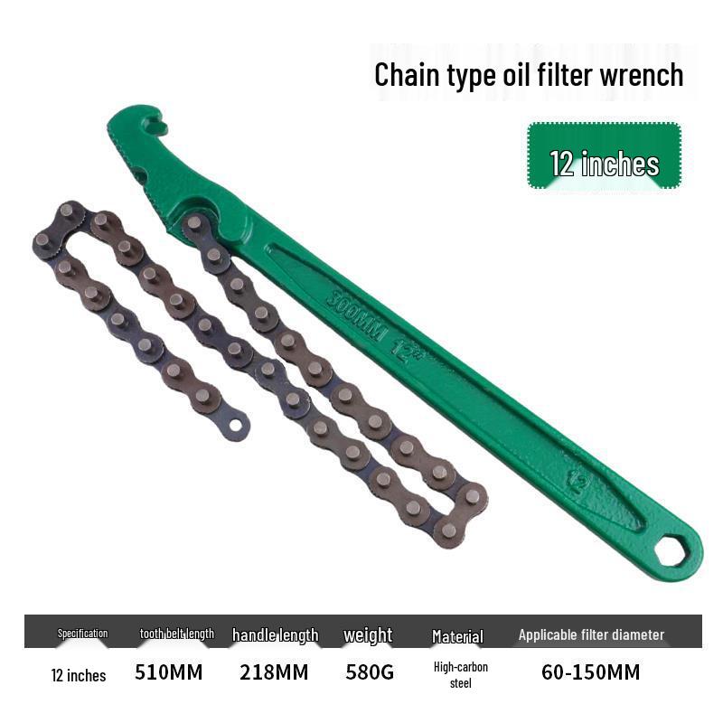 Universal Chain Belt Oil Filter Removal Tool