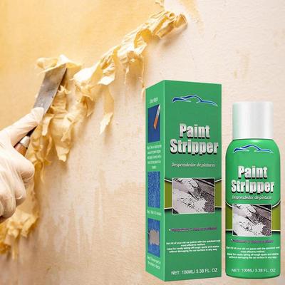 100ml Auto Paint Remover Car Paint Stripper Quick Peeling Paint With Brush Car Paint Remover Spray For Cars Furniture Machinery