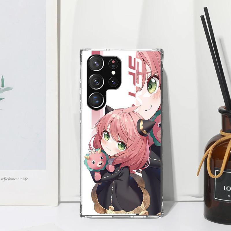 Anime Spy Family Anya Phone Case For Samsung Galaxy S26 S25 Edge S24 FE S23 S22 Ultra S21 Plus S20 + Art Fundas Back Cover Galax