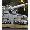 360Pcs World War Germany Military Vehicle Dora 800mm Railway Gun Model Build Block WW2 Army Figures Bricks Toys For Christmas Birthday Gift