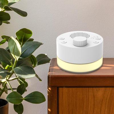 White Noise Sleep Machine with 24 Sounds Rechargeable Sleeping Soothing Gift Convenient Use